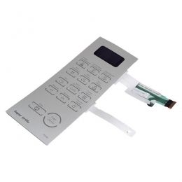 Клавиатура к микроволновой печи Samsung PG838R серая  DE34-00262B