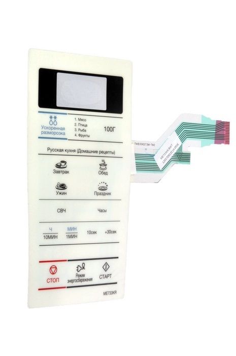 Клавиатура микроволновой печи Samsung ME733KR DE34-00384G