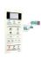 Клавиатура микроволновой печи Samsung ME733KR DE34-00384G