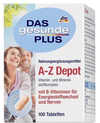 Витаминный комплекс в таблетках A-Z Depot 100 штук Германия 4058172307874