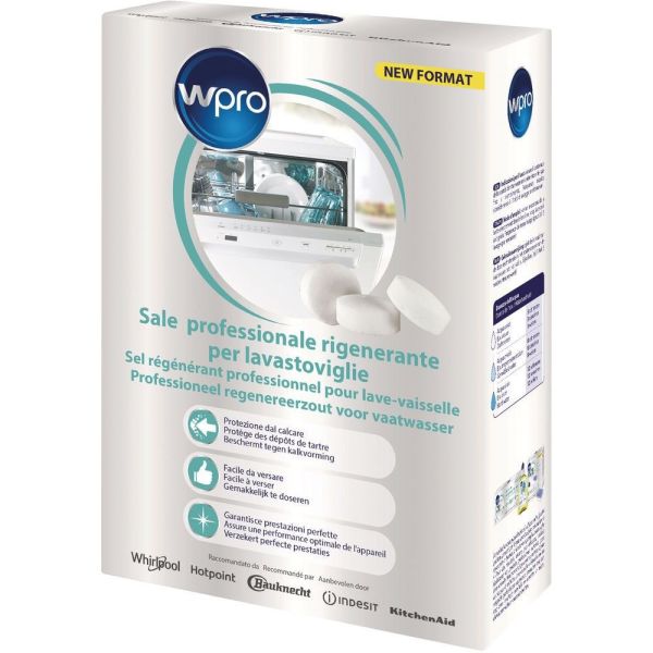 Соль регенерирующая в таблетках для  посудомоечной машины (1,8кг) Whirlpool  484010678188