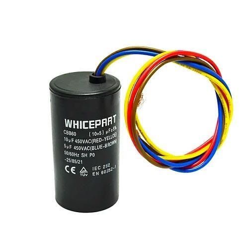 Конденсатор пусковой  спаренный  10+5mkF  CBB60 ST-073