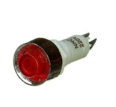 Світлодіодний індикатор NHC-10 220V червоний d=10мм Daier 1013212