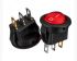 Переключатель KCD5-101N-2, ON-OFF, (3pin) 3А красный 14.4мм Daier 1015766