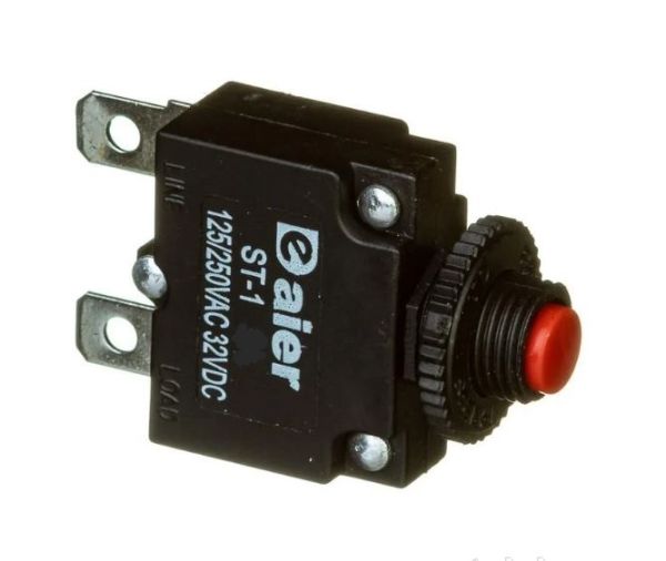 Автоматическое защитное устройство ST-1 (90°) 5А, 250V  11мм Daier 1013193