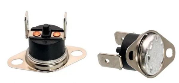 Термореле KSD301-60, 250V, 10A, (60°C) с кнопкой Daier 1002788
