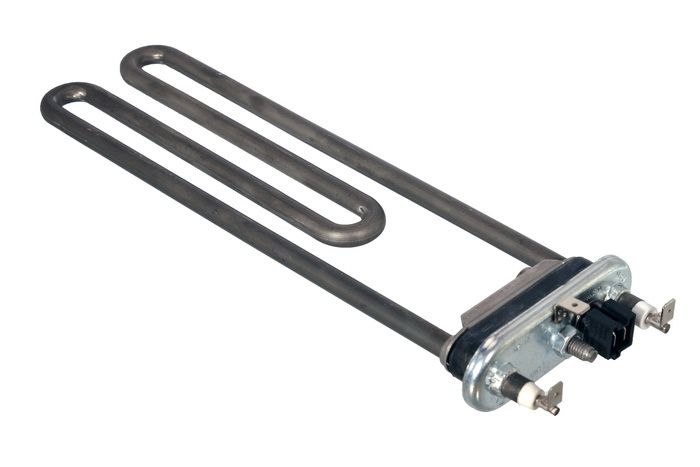 Тен для пральної машини Ariston 2050W L=245 без бурта з датчиком 481225928823 Thermowatt TPd-235-SG