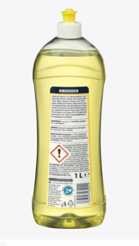 Засіб для миття посуду Denkmit Spulmittel Zitronen-Frische1000мл. Німеччина 4066447232011