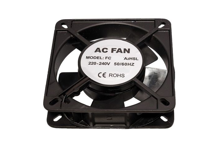Вентилятор обдува в сборе для холодильника FC8025A2S 240V 0.07A 80x80x25мм MO-054