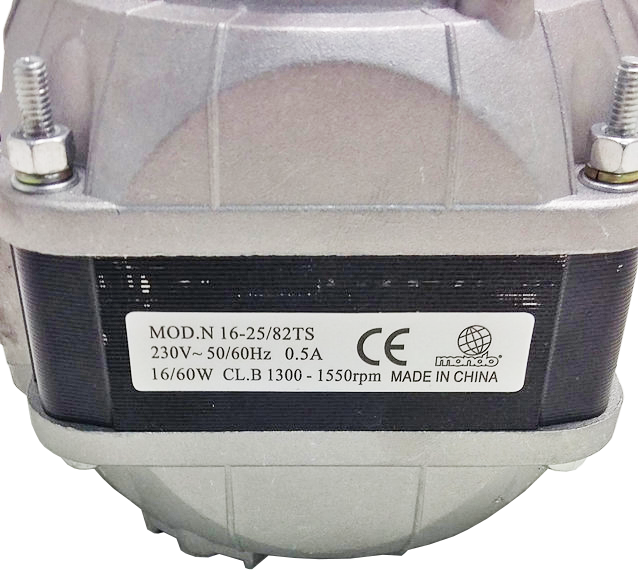 Двигун вентилятора для холодильних установок 25W 220-240V 50/60Hz 1300-1550 об/хв mod 25W-40/82TS