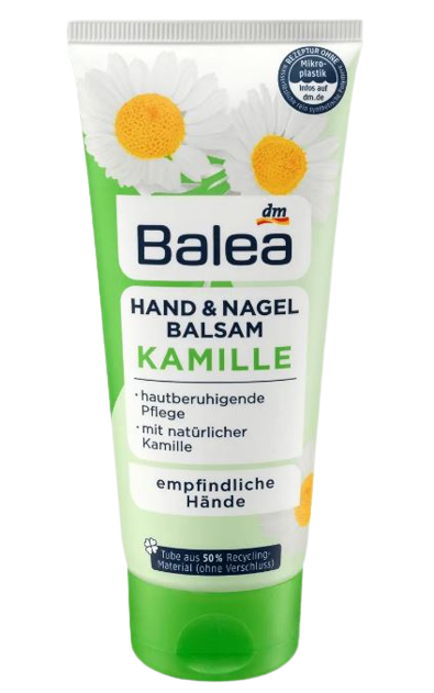 Крем для рук Balea Kamille Hand Nagelbalsam увлажняющий 100 мл 4066447110111