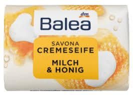Крем-мило Balea Creme Seife Milch Honig 150гр. Німеччина 4066447107593