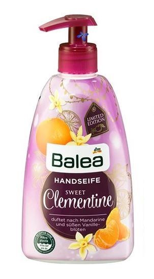 Жидкое крем-мыло для рук в дозаторе 500 мл Balea Clementine