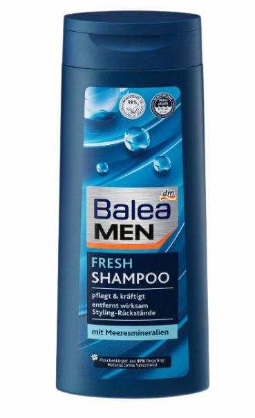 Шампунь освежающий мужской Balea Men Fresh 300мл 4066447091748