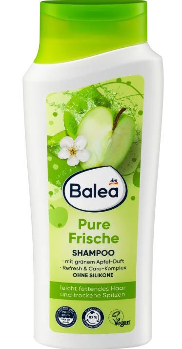 Шампунь Balea Pure Frishe для жирных волос 300мл Германия 4058172920981