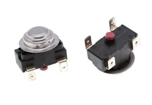 Термореле для водонагревателя биметалическое 90°С 250V 16A Zanussi  KSD301C  NC-90-OS