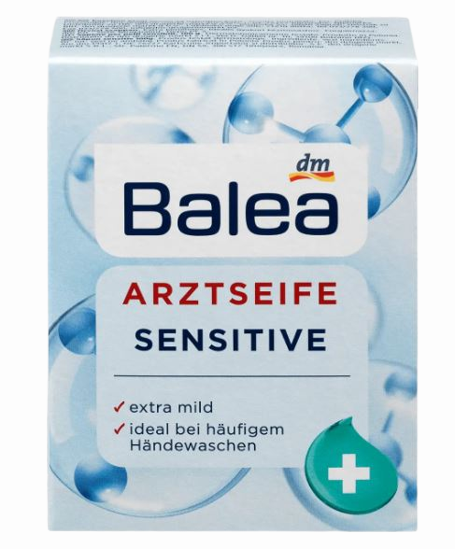 Медицинское мыло Balea Arztseife Sensitive 100г Германия 4058172456923