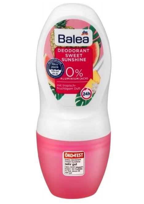 Дезодорант для жінок кульковий Balea Sweet Sunshine 50мл Німеччина 4058172830501