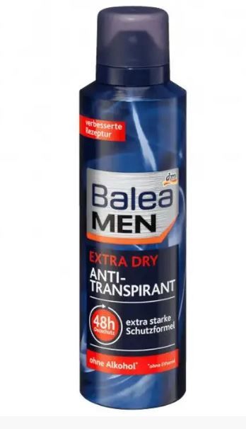 Дезодорант для мужчин аэрозоль Balea Extra Dry 200мл Германия 4066447161199