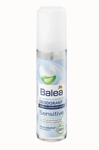 Дезодорант для женщин спрей Balea Sensitive mit Aloe Vera 75мл Германия 4010355559616