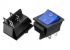 Переключатель KCD2-201/N ON-OFF 16А (4pin), 250V, синий 27.8х21.8мм Daier 1015692
