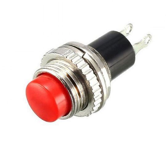 Кнопка нажимная без фиксации DS-314 OFF-(ON) красный 0,5А Daier 1014163