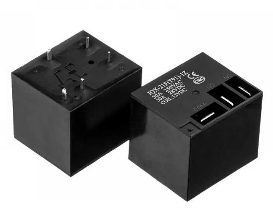 Реле JQX-16F(T91) (12VDC) 30A контакты-1С (8pin) Daier 1016395