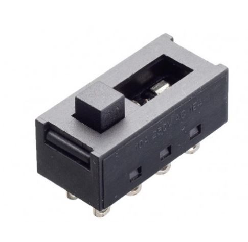 Переключатель ползунковый 3 положения 8 контактов 12А 250В Daier LQ-103H