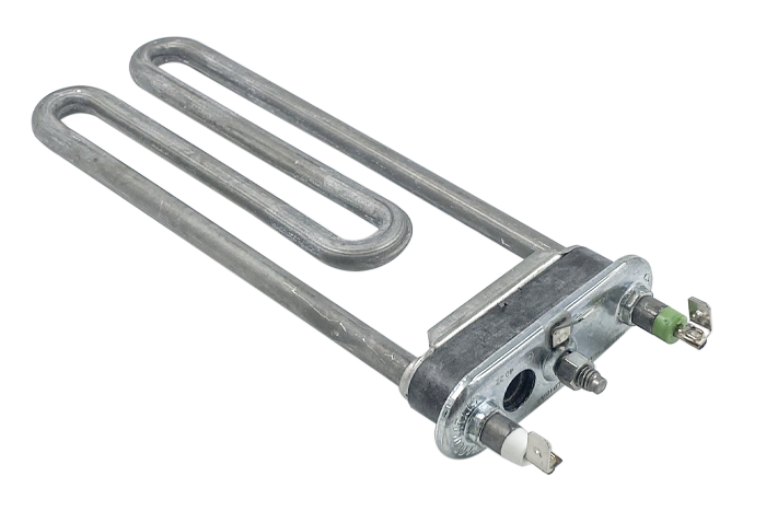 Тен для пральної машини Ariston 1700W L=195мм без бурта з отвором TPO-193-SG