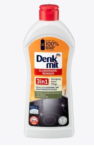 Средство для очистки поверхности из стеклокерамики Denkmit Glaskeramik-Reiniger 300мл. 4058172348914