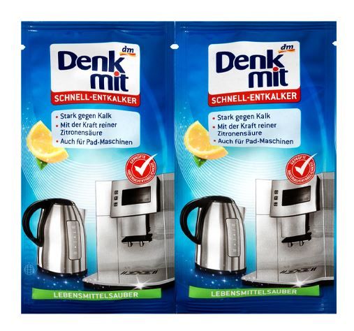 Средство для удаления накипи кофемашин Denkmit Schnell-Entkalker 2х25г Германия 4066447085259