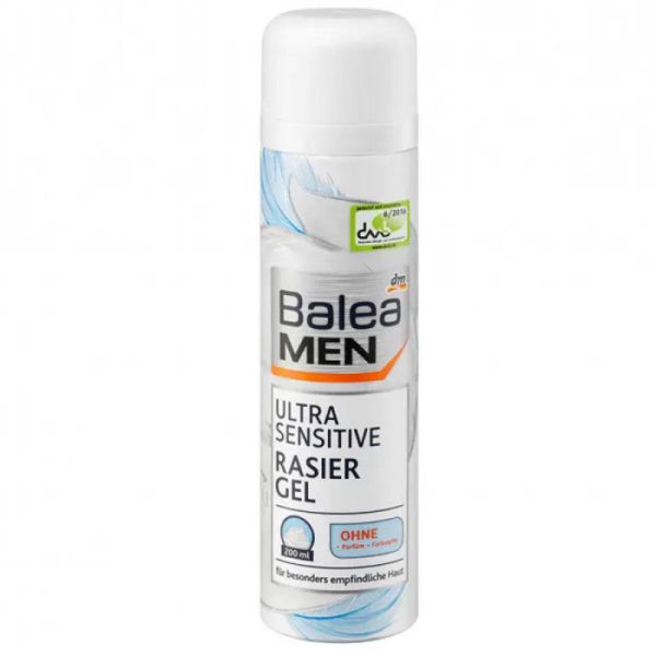 Гель для бритья освежающий Balea Ultra Sensitive 200мл 4058172488177