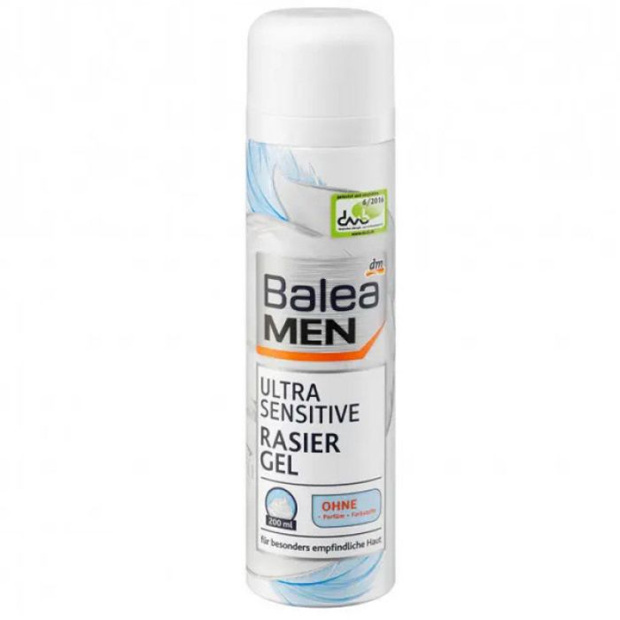 Гель для гоління освіжаючий Balea Ultra Sensitive 200мл 4058172488177
