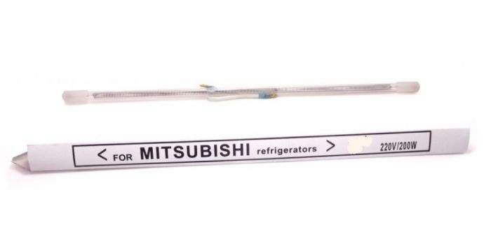 ТЭН оттайки для холодильника универсальный стекляный Mitsubishi 145W 35см(14") TO-005