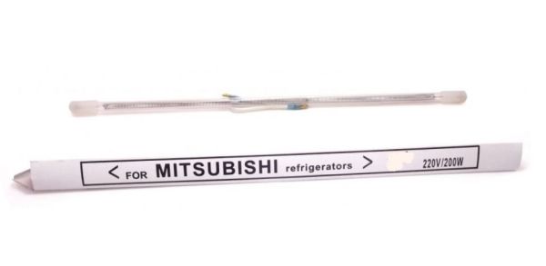 ТЭН оттайки для холодильника универсальный стекляный Mitsubishi 160W 38см (15") TO-006