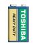 Батарейка крона Toshiba 9V cолевая 6F22 HEAVY DUTY 1206