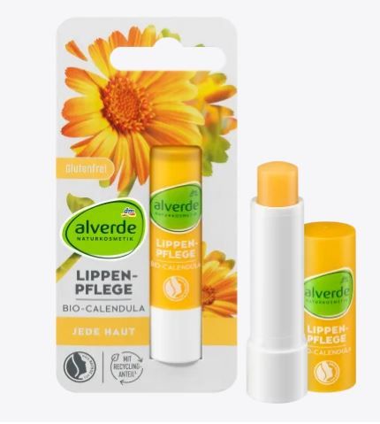 Бальзам для губ Alverde Lippenpflege Bio-Calendula 4.8г. 4066447242515