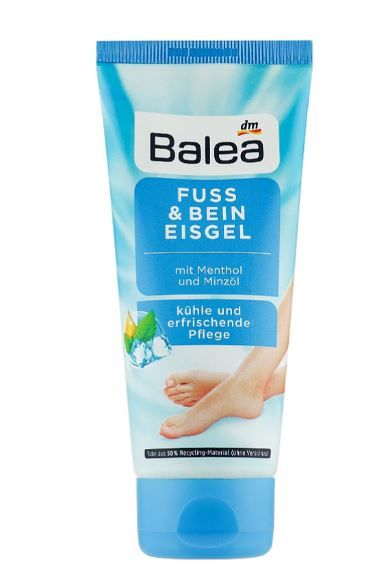 Крем для ухода за кожей ног охлаждающий Balea Fuss Bein Eisgel 100мл Германия 4066447103236