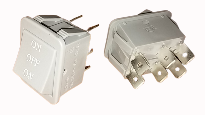 Сетевая кнопка для мясорубки Белвар с реверсом  KCD4-RN 16A 250V оригинальная 2903704
