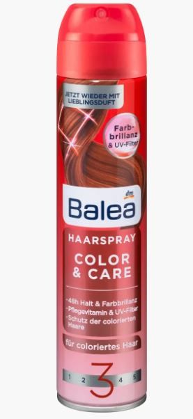 Лак для волосся Balea Color &amp; Care-3 для фарбованого волосся Німеччина 4058172619076