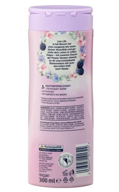 Гель для душу Balea Flower Shower 300мл 4066447234497