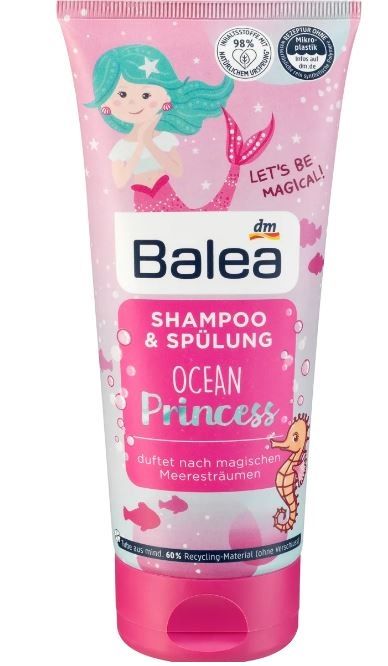 Шампунь кондиціонер дитячий Balea Shampoo Spulung Ocean Princess 4066447101058