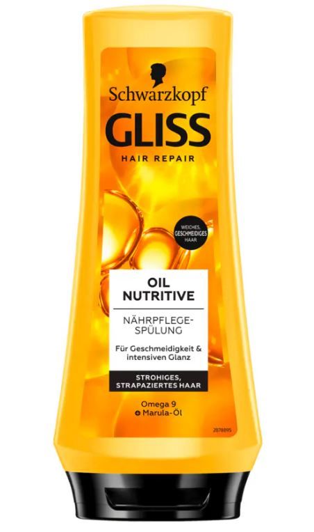 Кондиціонер для волосся Schwarzkopf Oil Nutritive олія марули та олеїнова кислота 200мл Німеччина 4015100337167