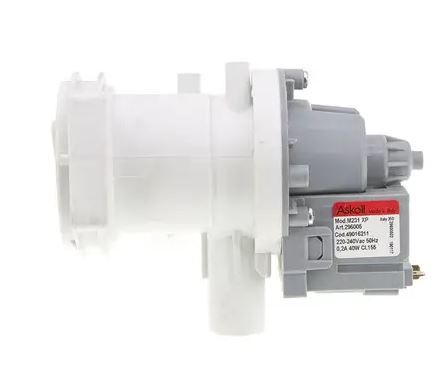 &nbsp;Насос зливний для пральної машини Bosch з равликом клеми ззаду окремо 40W Askoll 00141120