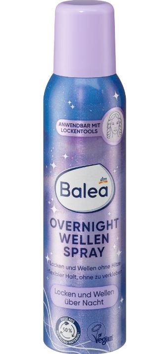Спрей для создания локонов ночью Balea Overnight Wellen Spray 150 мл. 4066447438802