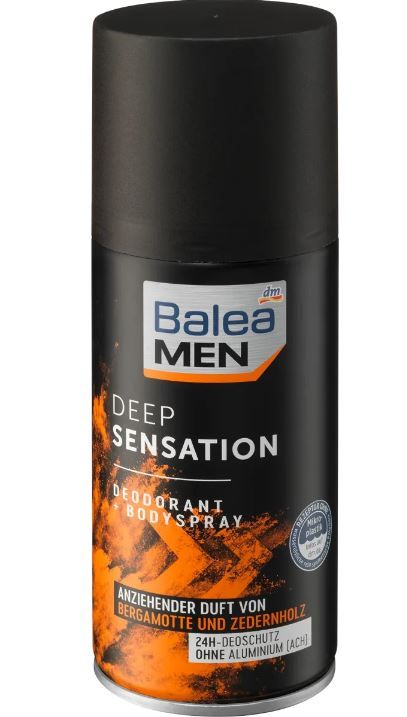 Дезодорант антиперспирант для мужчин Balea Balea Men Deep Sensation аэрозоль 150мл. 4066447413076