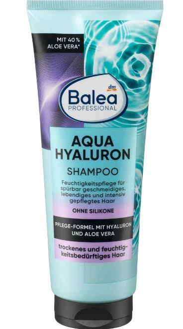 Шампунь для волосся Balea Professional Aqua Hyaluron зволожуючий 250мл. Німеччина 4066447342031