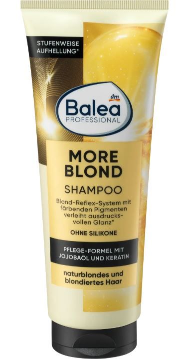Шампунь для светлых волос Balea Professional More Blond 250мл. Германия 4066447241211