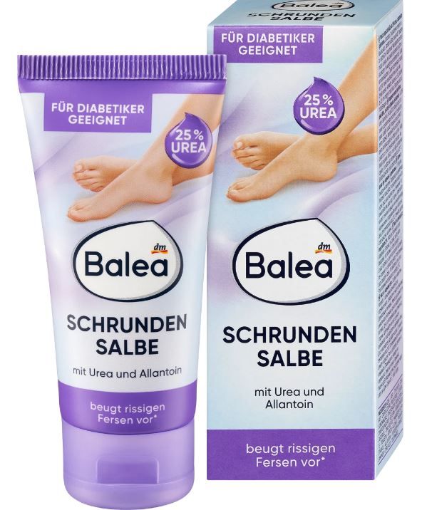 Крем для ног от трещин Balea Fusscreme chrundensalbe mit Urea 25% мочевины 50мл 4066447231199