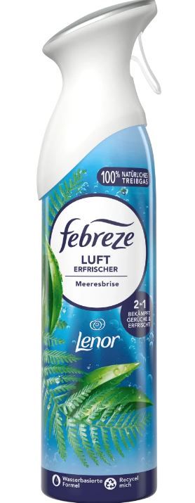 Освежитель воздуха Lenor Lufterfrischer Meeresbrise Febreze 185мл Германия 8700216239196